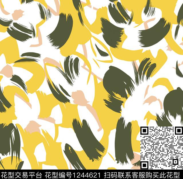 抽象大牌风趣味传统印花华亿平台下载（图片编号: 1244621） - 瓦栏（Walan）