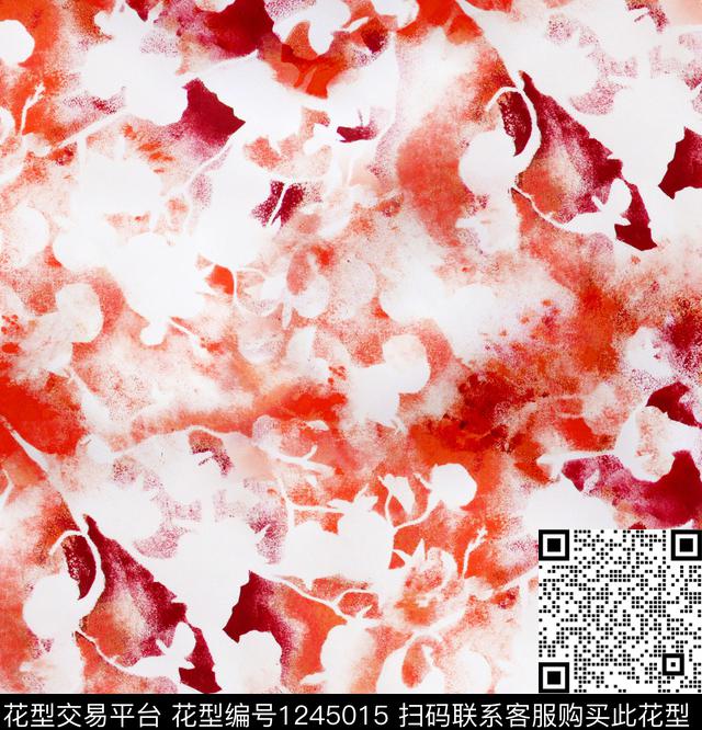 大牌风小碎花马蹄莲数码印花华亿平台下载（图片编号: 1245015） - 瓦栏（Walan）