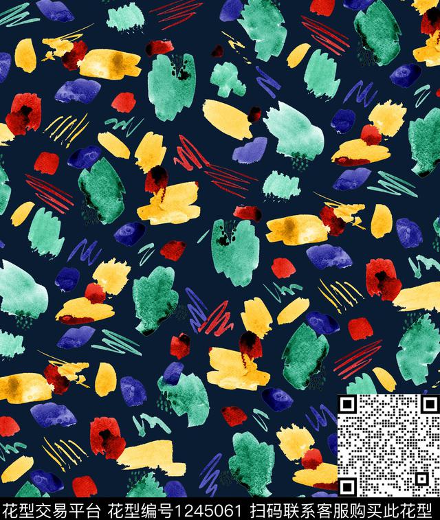 LV大牌风抽象花卉数码印花华亿平台下载（图片编号: 1245061） - 瓦栏（Walan）