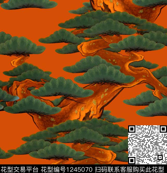 LV大牌风抽象花卉数码印花华亿平台下载（图片编号: 1245070） - 瓦栏（Walan）