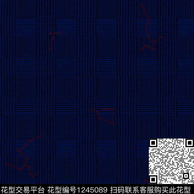 几何男装格子大牌风传统印花华亿平台下载（图片编号: 1245089） - 瓦栏（Walan）