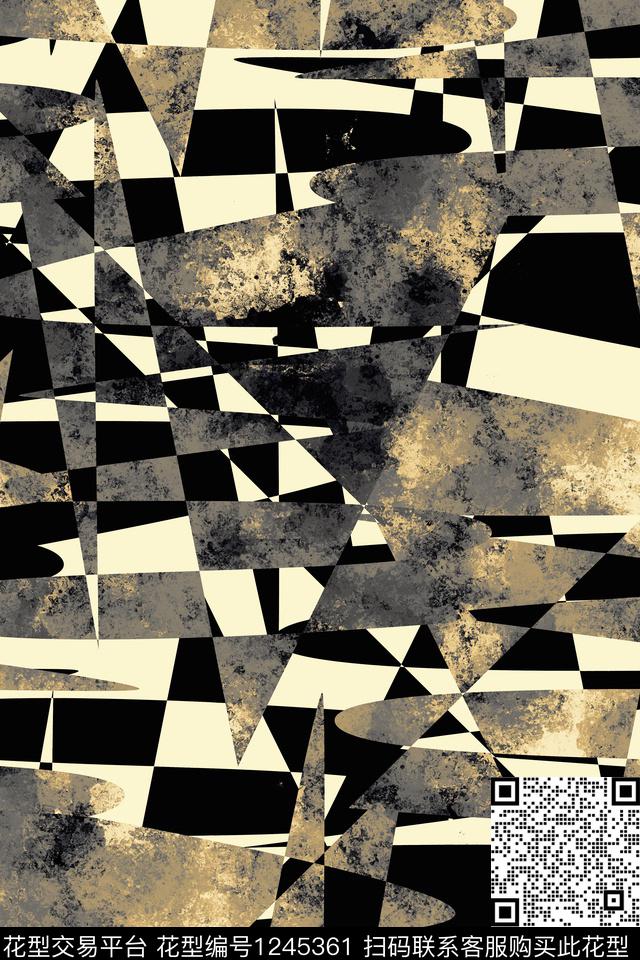 运动服时尚抽象男装数码印花华亿平台下载（图片编号: 1245361） - 瓦栏（Walan）