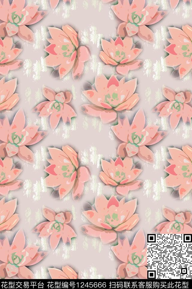 小碎花花卉雪纺数码印花华亿平台下载（图片编号: 1245666） - 瓦栏（Walan）
