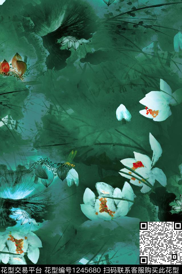 休闲香云纱中老年数码印花华亿平台下载（图片编号: 1245680） - 瓦栏（Walan）