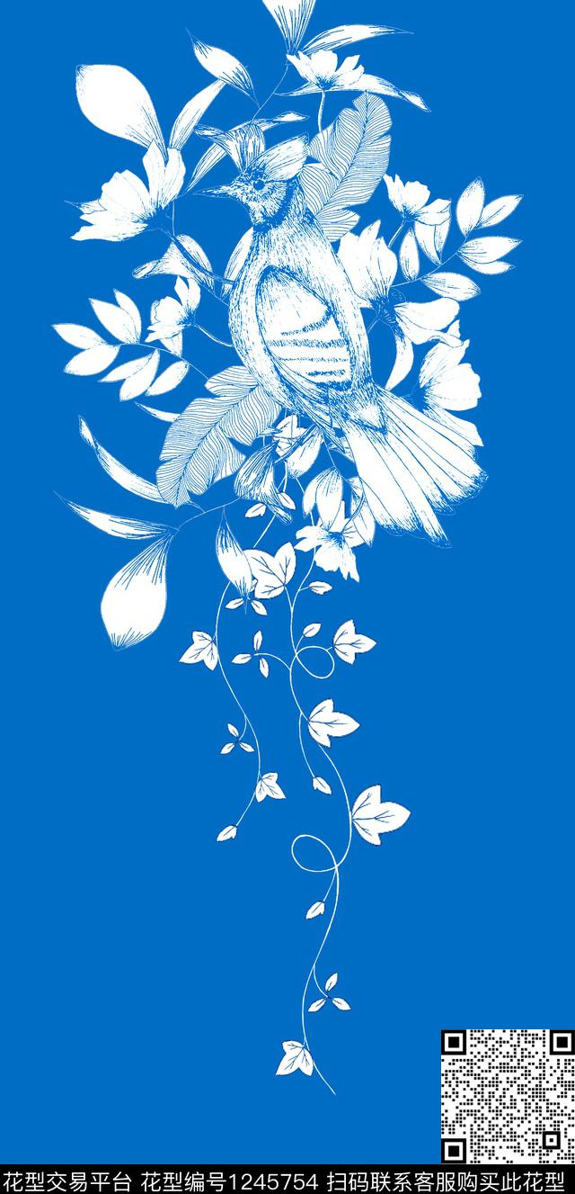 鸟大牌男装bird数码印花华亿平台下载（图片编号: 1245754） - 瓦栏（Walan）