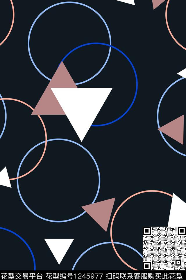 圆形春夏华亿平台几何传统印花华亿平台下载（图片编号: 1245977） - 瓦栏（Walan）