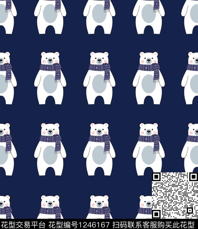 熊羽绒服童装传统印花华亿平台下载（图片编号: 1246167） - 瓦栏（Walan）