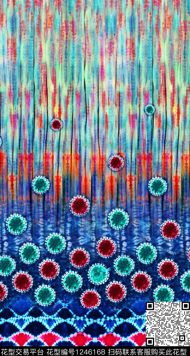 定位花波点大牌风数码印花华亿平台下载（图片编号: 1246168） - 瓦栏（Walan）