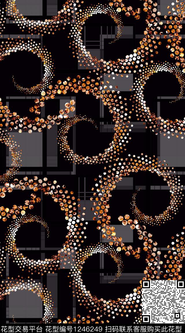 复古大牌风中老年传统印花华亿平台下载（图片编号: 1246249） - 瓦栏（Walan）