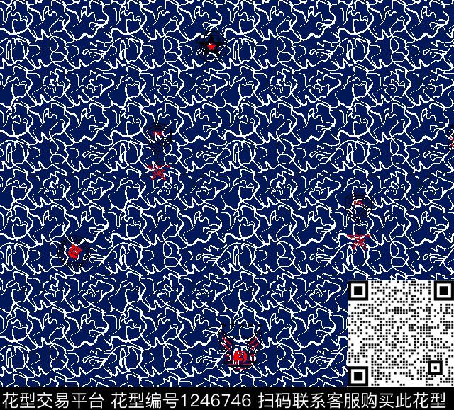 星星徽章线条波浪纹传统印花华亿平台下载（图片编号: 1246746） - 瓦栏（Walan）