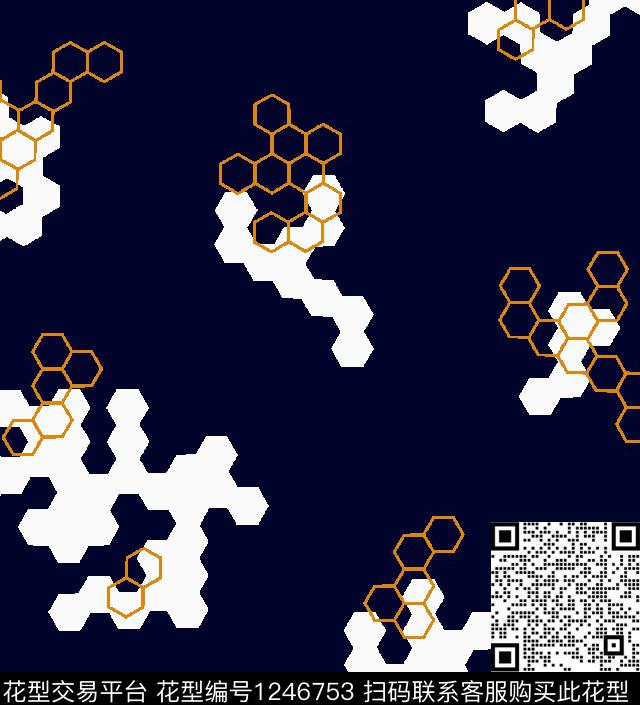 民族风足球纹蜂窝传统印花华亿平台下载（图片编号: 1246753） - 瓦栏（Walan）