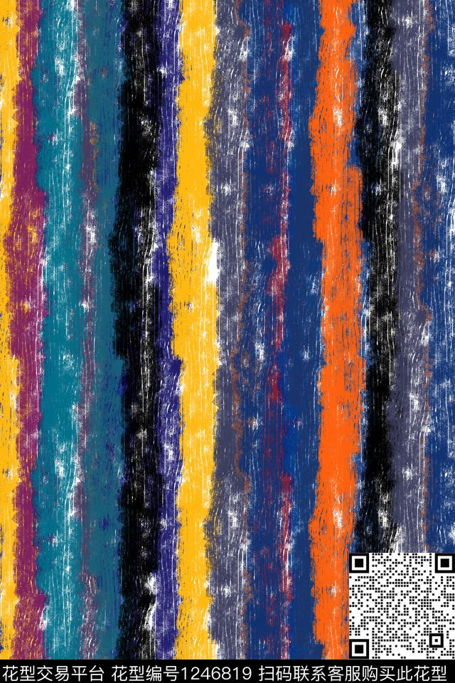 抽象男装大牌风休闲数码印花华亿平台下载（图片编号: 1246819） - 瓦栏（Walan）