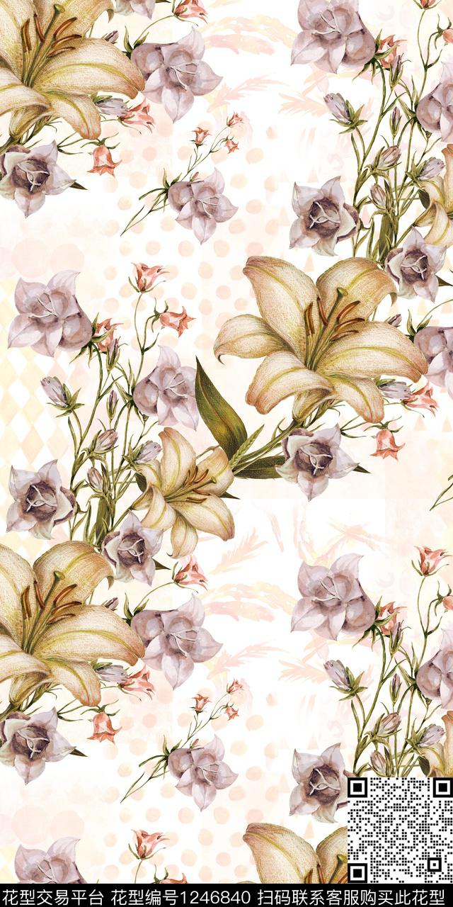 花卉女装数码华亿平台数码印花华亿平台下载（图片编号: 1246840） - 瓦栏（Walan）