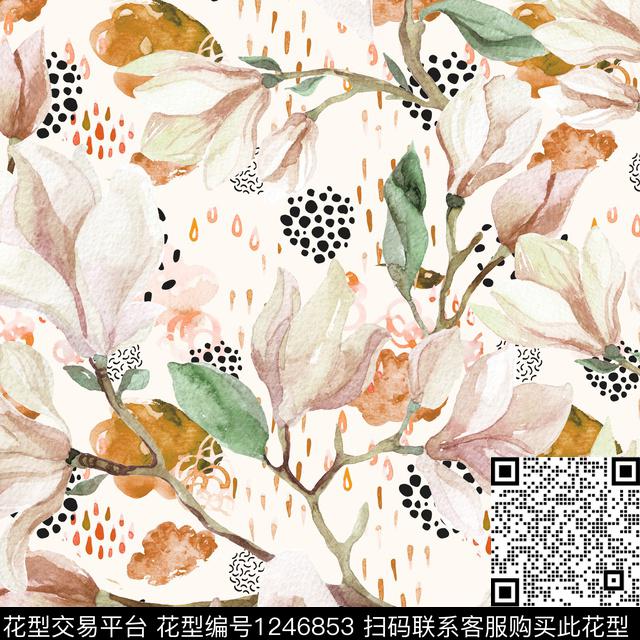花卉女装数码华亿平台数码印花华亿平台下载（图片编号: 1246853） - 瓦栏（Walan）