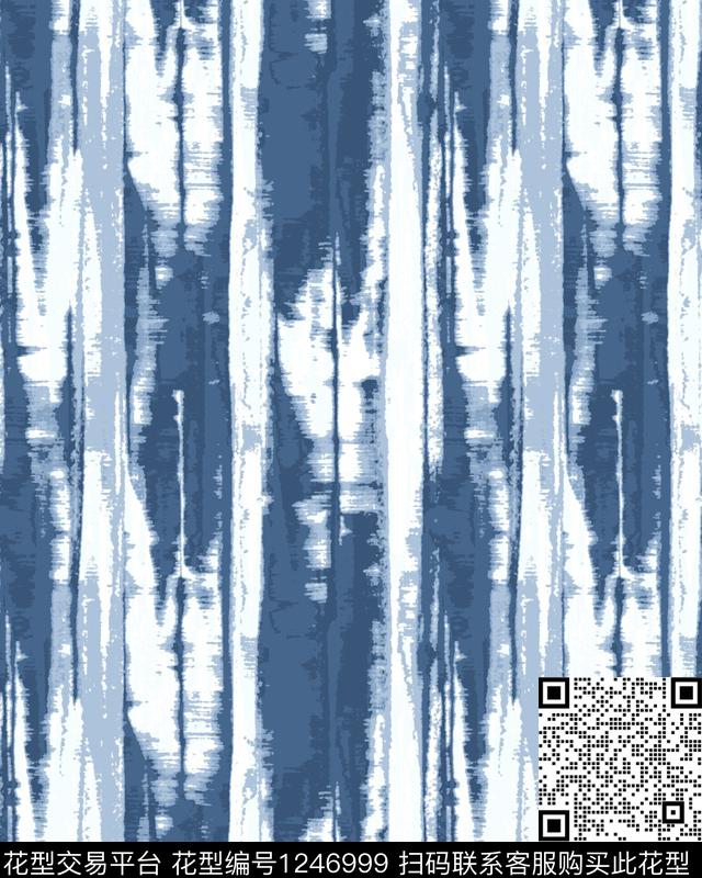 抽象大牌风笔触传统印花华亿平台下载（图片编号: 1246999） - 瓦栏（Walan）