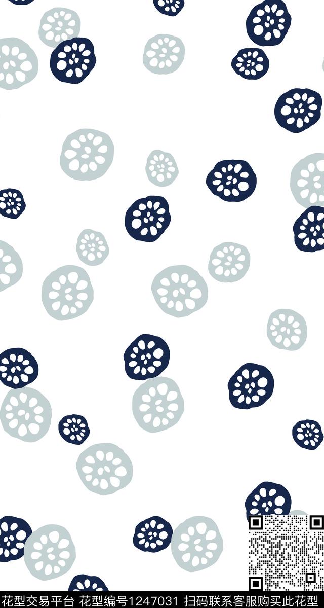 小清新家纺清爽传统印花华亿平台下载（图片编号: 1247031） - 瓦栏（Walan）