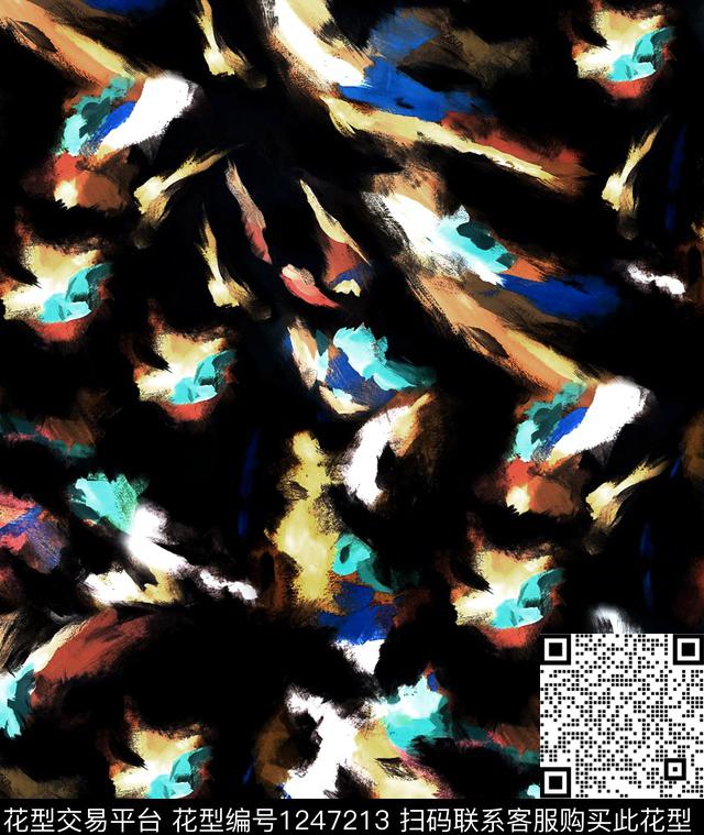 水彩花卉AKRISAUDRA数码印花华亿平台下载（图片编号: 1247213） - 瓦栏（Walan）