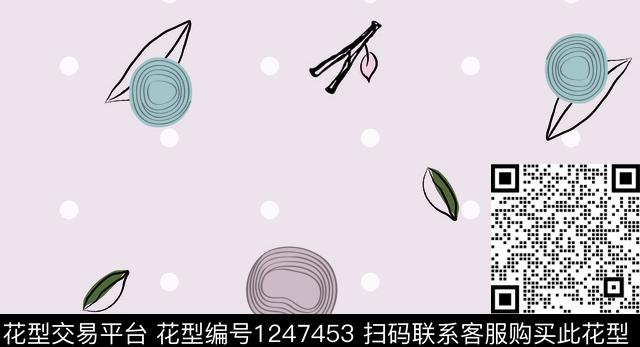 卡通大牌风小碎花传统印花华亿平台下载（图片编号: 1247453） - 瓦栏（Walan）