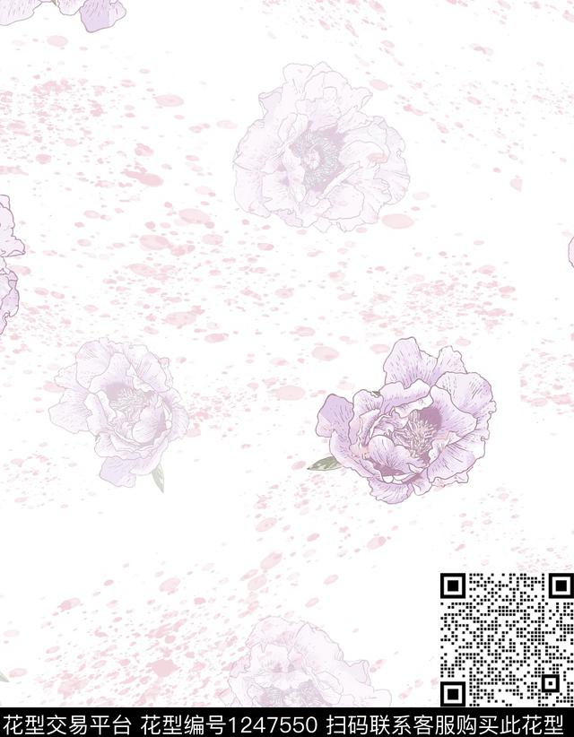 大牌风花卉素雅传统印花华亿平台下载（图片编号: 1247550） - 瓦栏（Walan）