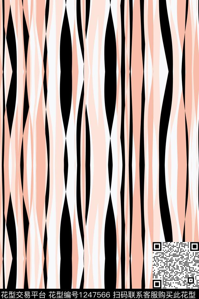 纹理时尚抽象传统印花华亿平台下载（图片编号: 1247566） - 瓦栏（Walan）