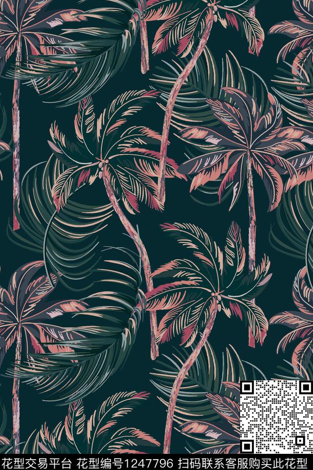 小碎花数码华亿平台大牌风数码印花华亿平台下载（图片编号: 1247796） - 瓦栏（Walan）