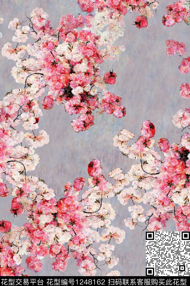 植物花卉数码华亿平台数码印花华亿平台下载（图片编号: 1248162） - 瓦栏（Walan）