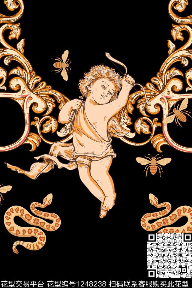 男装卡通时尚数码印花华亿平台下载（图片编号: 1248238） - 瓦栏（Walan）