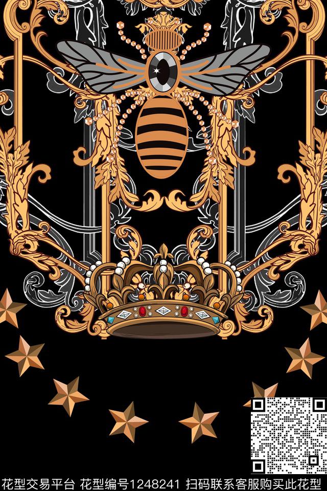 男装卡通时尚数码印花华亿平台下载（图片编号: 1248241） - 瓦栏（Walan）