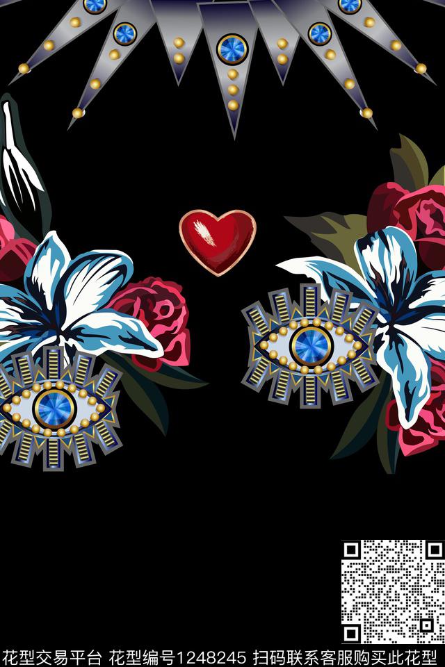 男装卡通时尚数码印花华亿平台下载（图片编号: 1248245） - 瓦栏（Walan）