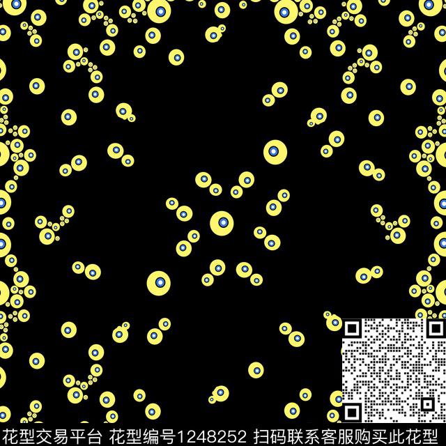 小方巾波点圆形传统印花华亿平台下载（图片编号: 1248252） - 瓦栏（Walan）