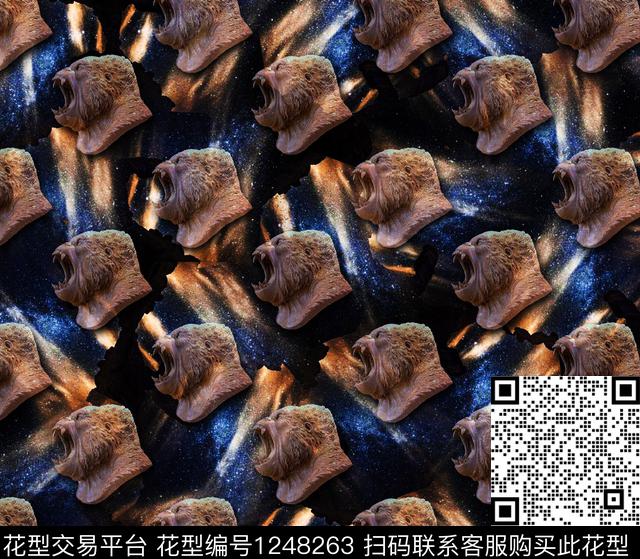 男装宇宙底纹数码印花华亿平台下载（图片编号: 1248263） - 瓦栏（Walan）