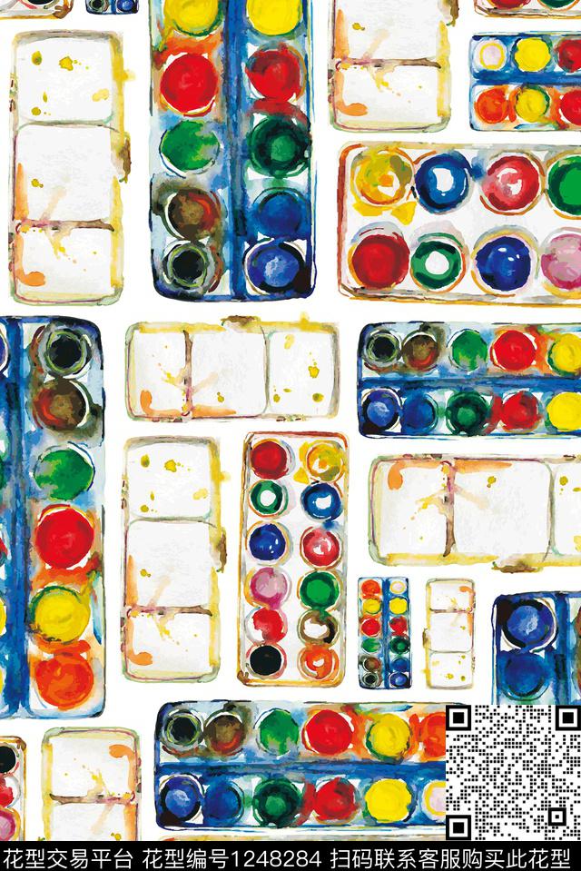 水墨风数码华亿平台大牌风数码印花华亿平台下载（图片编号: 1248284） - 瓦栏（Walan）