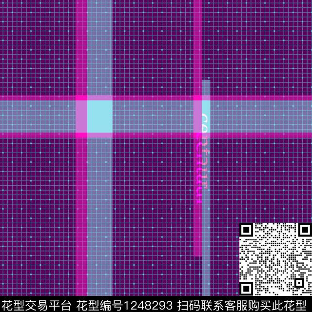 字母数码华亿平台格子数码印花华亿平台下载（图片编号: 1248293） - 瓦栏（Walan）