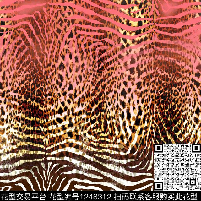 定位花动物纹数码华亿平台数码印花华亿平台下载（图片编号: 1248312） - 瓦栏（Walan）