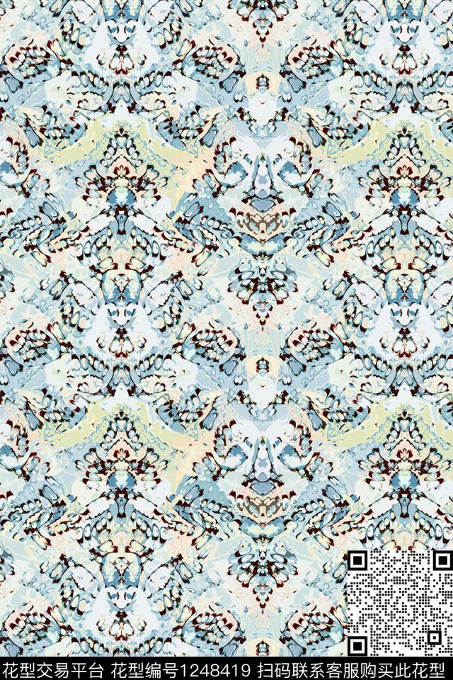 复古数码印花华亿平台下载（图片编号: 1248419） - 瓦栏（Walan）