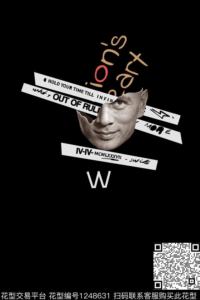 男装卡通简约数码印花华亿平台下载（图片编号: 1248631） - 瓦栏（Walan）