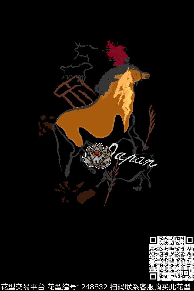 男装卡通简约数码印花华亿平台下载（图片编号: 1248632） - 瓦栏（Walan）