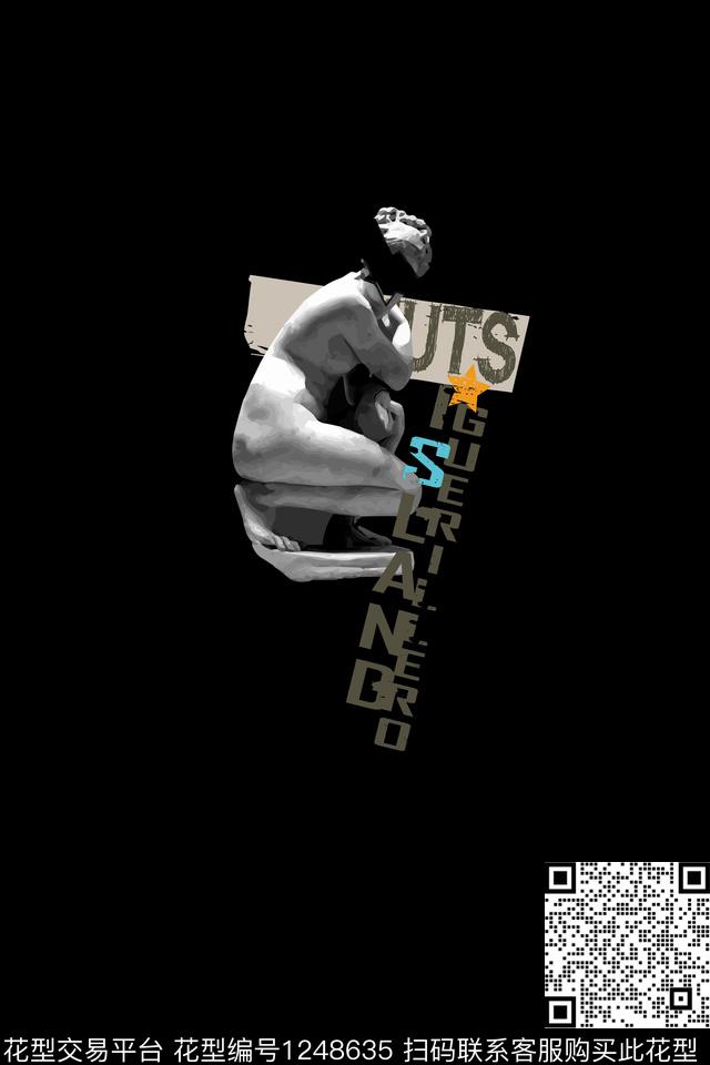 男装卡通简约数码印花华亿平台下载（图片编号: 1248635） - 瓦栏（Walan）