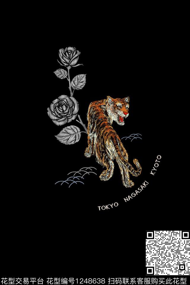 男装卡通简约数码印花华亿平台下载（图片编号: 1248638） - 瓦栏（Walan）