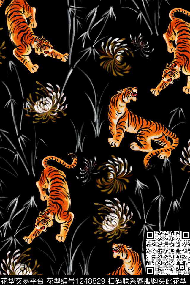 小碎花花卉数码华亿平台数码印花华亿平台下载（图片编号: 1248829） - 瓦栏（Walan）