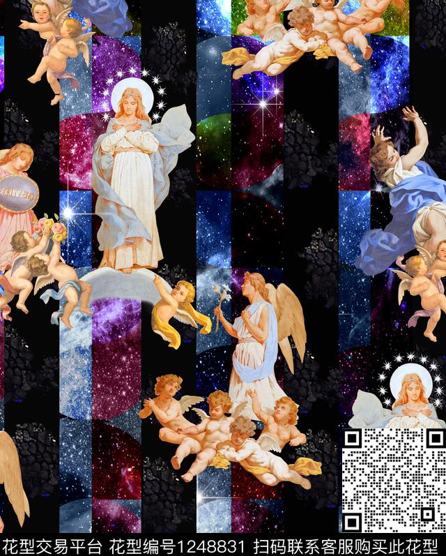 人物数码华亿平台大牌风数码印花华亿平台下载（图片编号: 1248831） - 瓦栏（Walan）