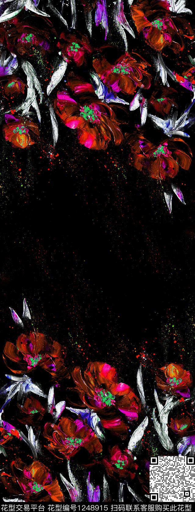 欧洲花卉数码华亿平台数码印花华亿平台下载（图片编号: 1248915） - 瓦栏（Walan）