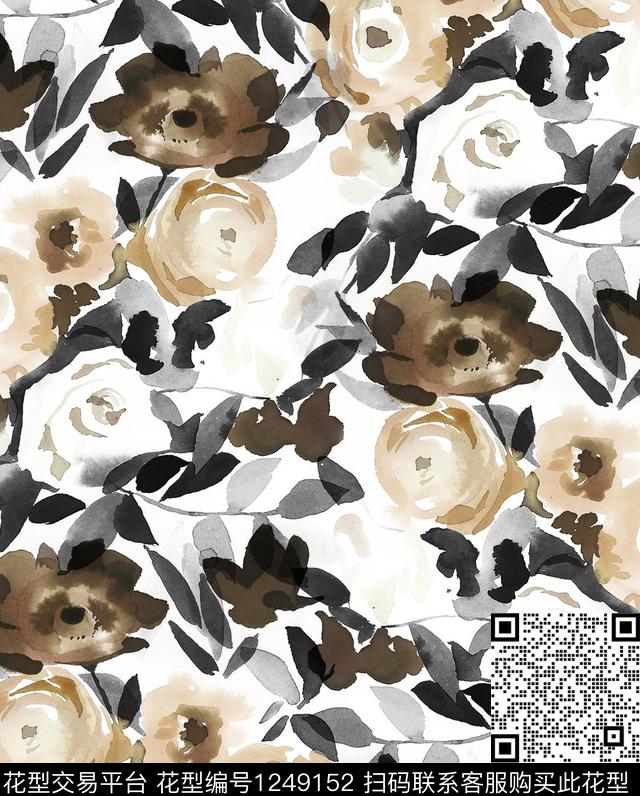 绣球花小碎花蔬菜数码印花华亿平台下载（图片编号: 1249152） - 瓦栏（Walan）