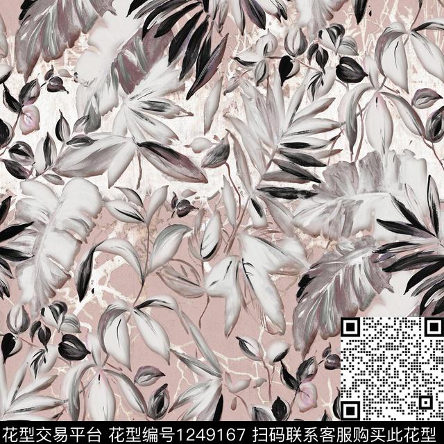 数码华亿平台水彩手绘数码印花华亿平台下载（图片编号: 1249167） - 瓦栏（Walan）