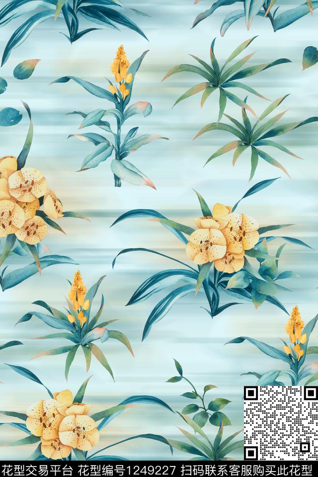 小碎花花卉数码华亿平台数码印花华亿平台下载（图片编号: 1249227） - 瓦栏（Walan）