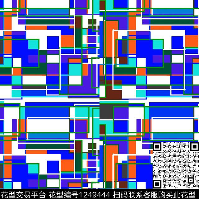 几何女装数码华亿平台数码印花华亿平台下载（图片编号: 1249444） - 瓦栏（Walan）