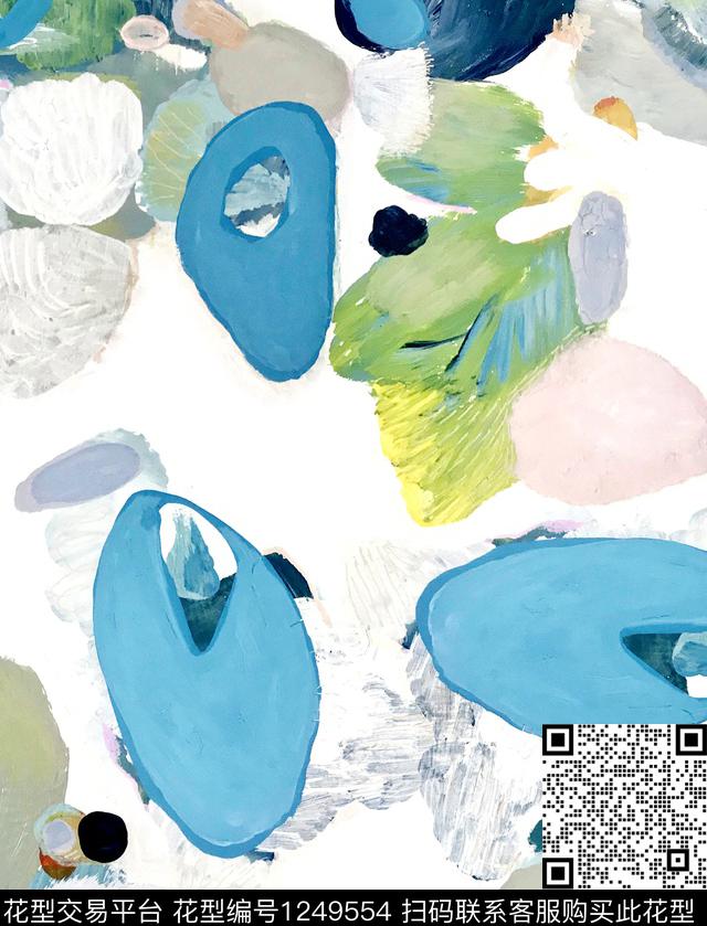 抽象油画华亿平台oil数码印花华亿平台下载（图片编号: 1249554） - 瓦栏（Walan）