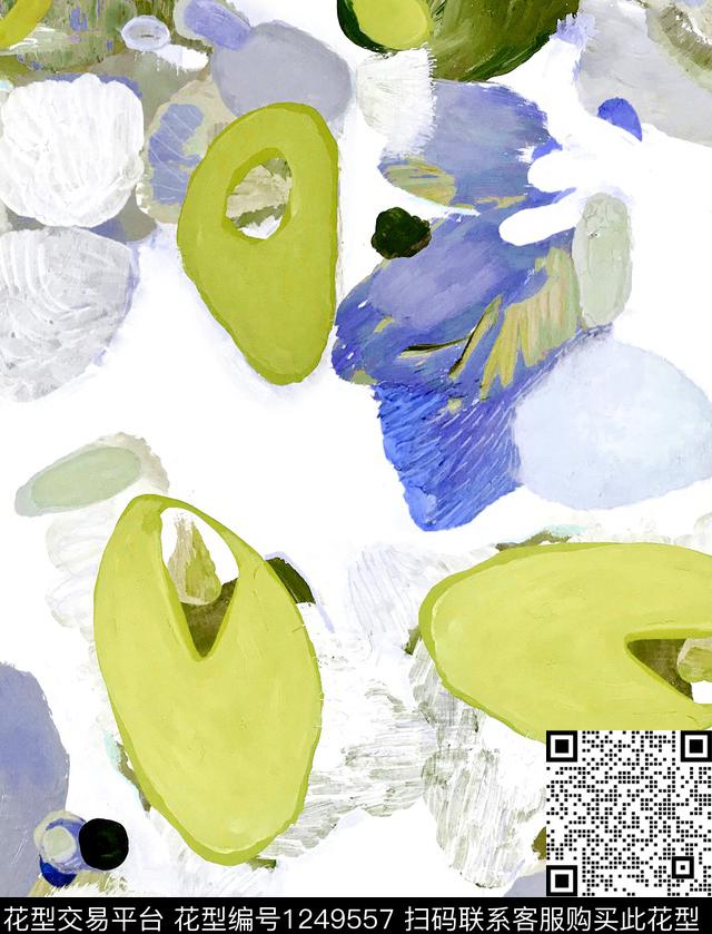 抽象油画华亿平台oil数码印花华亿平台下载（图片编号: 1249557） - 瓦栏（Walan）