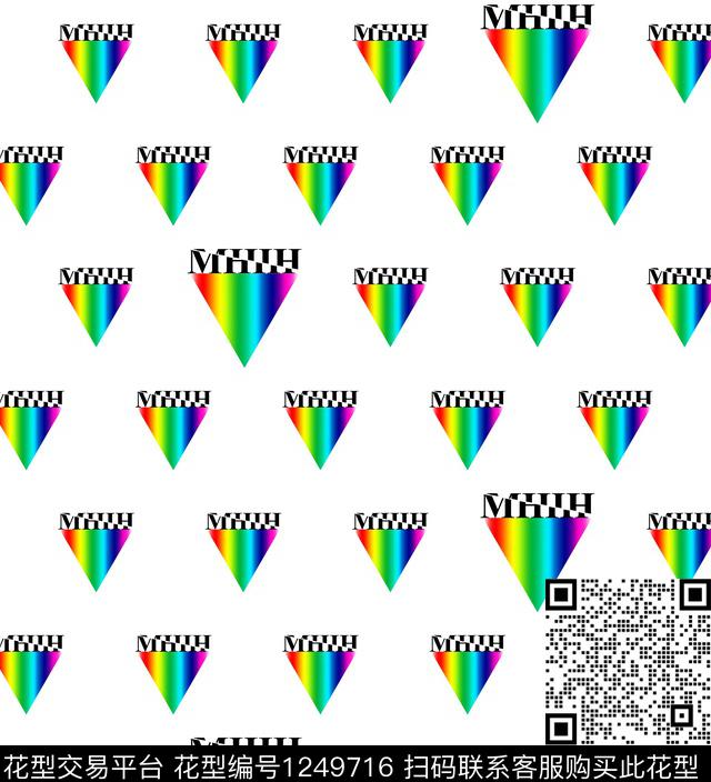 字母几何数码华亿平台数码印花华亿平台下载（图片编号: 1249716） - 瓦栏（Walan）