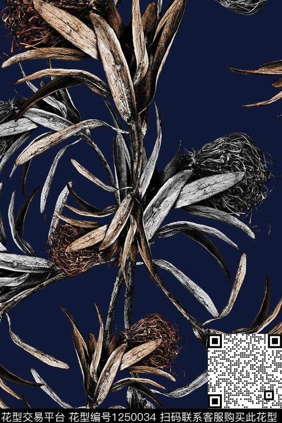 植物花卉电脑合成数码印花华亿平台下载（图片编号: 1250034） - 瓦栏（Walan）
